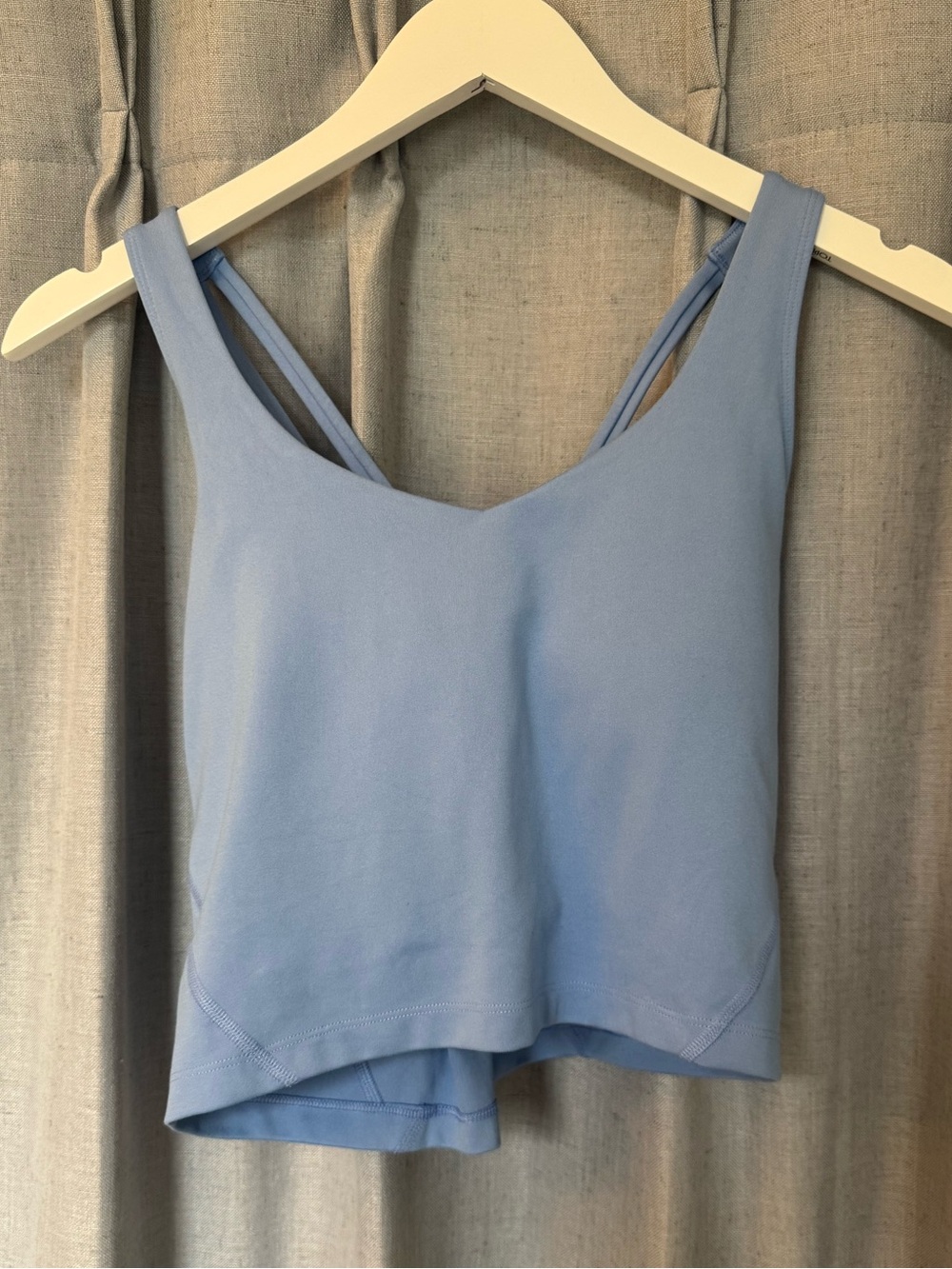 Gilly Hicks Active Recharge Strappy Plunge Tank - Light Blue